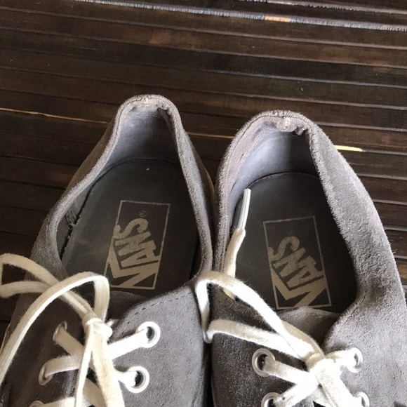 🚨B2G1 VANS Gray Suede Scotchgard Unisexed 6M/7½W - Picture 7 of 7
